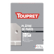 PLATRE DE PARIS BLANC POUDRE 1KG PLATRE DE PARIS BLANC POUDRE 1KG